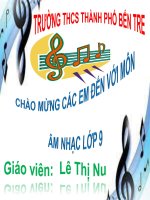 Bài giảng môn Âm nhạc lớp 9 - Tiết 7: Ôn tập giữa học kì 1