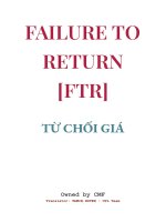 Từ chối giá (Failure to retun)  Owned by CMF