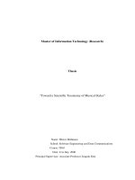 Luận văn thạc sĩ toward a scientific taxonomy of musical styles 