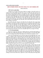 SKKN MỘT SỐ BIỆN PHÁP LÀM TỐT CÔNG TÁC CHỦ NHIỆM LỚP