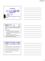 Bài giảng Kinh tế vĩ mô 2 - Chương 3: Kinh tế vĩ mô trong nền kinh tế mở