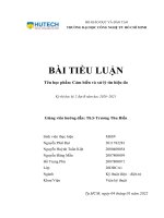 TIỂU LUẬN tên học phần cảm biến và xử lý tín hiệu đo dùng encoder 100 xung 2 kênh đo tốc độ quay và xác định chiều quay 