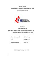 TIỂU LUẬN môn kinh tế vĩ mô CHỦ đề 12  nghiên cứu mô hình tăng trưởng kinh tế của các nước asean   bài học kinh nghiệm của việt nam 