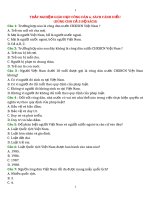 Bộ đề trắc nghiệm môn giáo dục công dân 6 sách cánh diều (dùng được cả 3 bộ sách)