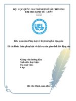 Hoàn thiện pháp luật về dịch vụ sàn giao dịch bất động sản