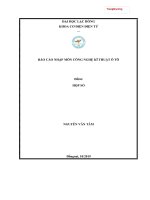 Báo cáo nhập môn công nghệ kĩ thuật ô tô đề tài hộp số