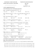 Ôn tập giữa học kì 2 toán 10 năm 2021  2022 trường THPT trần phú HN 