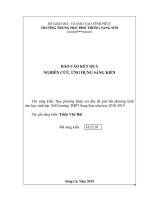 Sáng kiến kinh nghiệm THPT: Dạy phương pháp xét dấu để giải bất phương trình cho học sinh lớp 10A9 trường THPT Sáng Sơn năm học 2018-2019