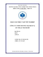 Báo cáo thực tập ngành điện