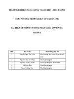 PHƯƠNG PHÁP NGHIÊN cứu KHOA học đạo văn trong nghiên cứu khoa học 