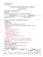 Đề, đáp án kiểm tra giữa học kì 2 lịch sử và địa lý 6 sách kết nối tri thức với cuộc sống, có ma trận,