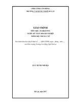 Giáo trình Marketing  Nghề Kế toán doanh nghiệp (Cao đẳng)