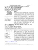 Xây dựng hệ thống du lịch thông minh đa nền tảng ứng dụng cho tỉnh Thái Nguyên