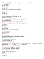 ĐỀ CƯƠNG TRÁC NGHIỆM GIỮA KÌ I - ĐỊA 7  66123