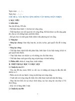 Giáo án hoạt động trải nghiệm kì 2 sách chân trời sáng tạo 