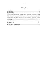 Tiểu luận môn xây dựng Đảng