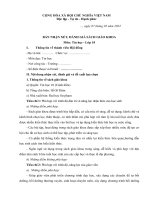 bản mẫu góp ý SGK lớp 10 mới và biên bản