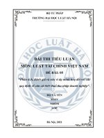Phân tích, đánh giá và nêu ví dụ minh hoạ đối với các quy định về căn cứ tính thuế thu nhập doanh nghiệp” làm đề tài cho bài thi tiểu hết học phần lần này.