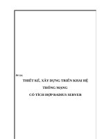 triển khai radius server