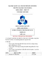 BÁO cáo bài tập lớn môn GIẢI TÍCH 1 TÍCH PHÂN lý thuyết trình bày các định lý cơ bản của vi tích phân, công thức newton lebnitz  các phương pháp tìm nguyên hàm  