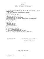 Sán kiến kinh nghiệm Phương pháp dạy học tích cực môn Toán lớp 4