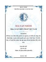 Để bảo vệ và thúc đẩy quyền con người, có ý kiến cho rằng cần thành lập cơ quan nhân quyền quốc gia ở Việt Nam. Với kiến thức về Luật hiến pháp, hãy lập luận để ủng hộ phản đối ý kiến trên