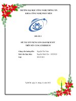 Sàn giao dịch NFT trên nền tảng ethereum 