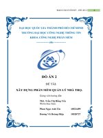 Xây dựng phần mềm quản lý phòng trọ 