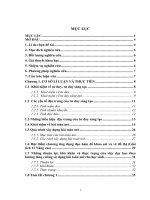 Luan van tot nghiep xây dựng và sử dụng bài toán mở trong dạy học ứng dụng đạo hàm để khảo sát và vẽ đồ thị hàm số