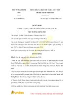 QĐ-TTg - Giao dự toán ngân sách nhà nước năm 2018