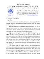 MỘT SỐ SUY NGHĨ VỀ XÂY DỰNG THƯƠNG HIỆU THUỶ SẢN VIỆT NAM