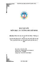 Phân tích câu nói của hồ chí minh “không có gì quý hơn độc lập tự do”  giá trị của câu nói ấy đối với việc bảo vệ, giữ gìn toàn vẹn chủ quyền quốc gia dân tộc ta hiện 