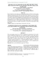 Tổng quan về các thang đo gây hấn trên thế giới và phát triển thang đo tính gây hấn cho học sinh trung học cơ sở tại Việt Nam