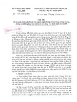 CT-NHNN 2020 các giải pháp cấp bách của ngành ngân hàng phòng, chống Covid-19