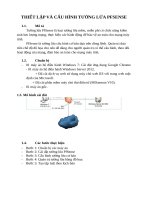 THIẾT lập và cấu HÌNH TƯỜNG lửa PFSENSE 