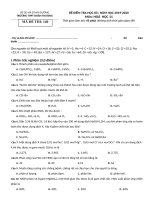 4 Đề thi học kì 1 môn Hóa lớp 11 năm 2020 - 2021 THPT Đoàn Thượng có đáp án | Hóa học, Lớp 11 - Ôn Luyện
