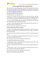 Thủ tục phúc khảo thi công chức 2019 - HoaTieu.vn