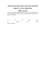 Tư tưởng HCM về đại đoàn kết toàn dân, ý nghĩa lý luận và thực tiễn đối với công cuộc xây dựng khối đại đoàn kết dân tộc trong quá trình xây dựng và bảo vệ tổ quốc giai đoạn hiện nay 