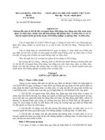 TT-BLĐTBXH hướng dẫn chế độ đối với người phòng cháy, chữa cháy