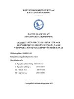 đề tài báo cáo SỰ BIẾN ĐỔI CỦA GIA ĐÌNH VIỆT NAM TRONG THỜI KỲ QUÁ ĐỘ LÊN CHỦ NGHĨA XÃ HỘI VÀ CÔNG TÁC XÂY DỰNG GIA ĐÌNH VĂN HOÁ HIỆN NAY
