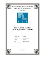 BÁO cáo THÍ NGHIỆM môn học THÔNG TIN số 