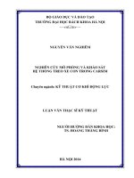 Nghiên cứu mô phỏng và khảo sát hệ thống treo xe con trong carsim 
