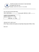 TIỂU LUẬN đề tài nâng cao chính sách sản phẩm của ngân hàng thương mại cổ phần á châu 