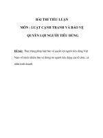 Thực trạng pháp luật bảo vệ quyền lợi người tiêu dùng Việt Nam về trách nhiệm bảo vệ thông tin người tiêu dùng của tổ chức, cá nhân kinh doanh.