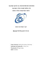 Báo cáo thực tập hệ thống quản lý tài sản 