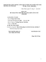 Biện pháp rèn chữ viết cho học sinh lớp 4