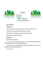 CHỦ ĐỀ: TRASH NOT TRASH _KẾ HOẠCH BÀI DẠY HOẠT ĐỘNG TRẢI NGHIỆM, HƯỚNG NGHIỆP (LOẠI HÌNH SINH HOẠT DƯỚI CỜ)