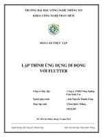 lập trình ứng dụng di động với FLUTTER 
