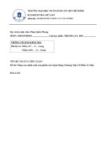 TIỂU LUẬN đề tài nâng cao chính sách sản phẩm của ngân hàng thương mại cổ phần á châu 