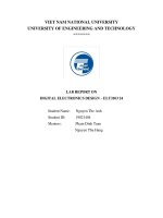Báo cáo thực tập điện tử số tuần3